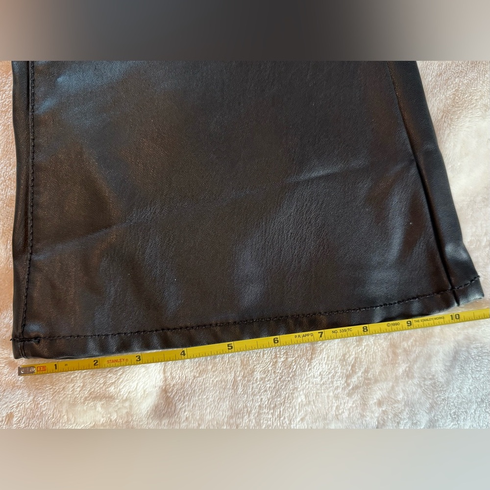 American Eagle Outfitters Shiny Black Faux Leather Pants - Picture 5 of 9